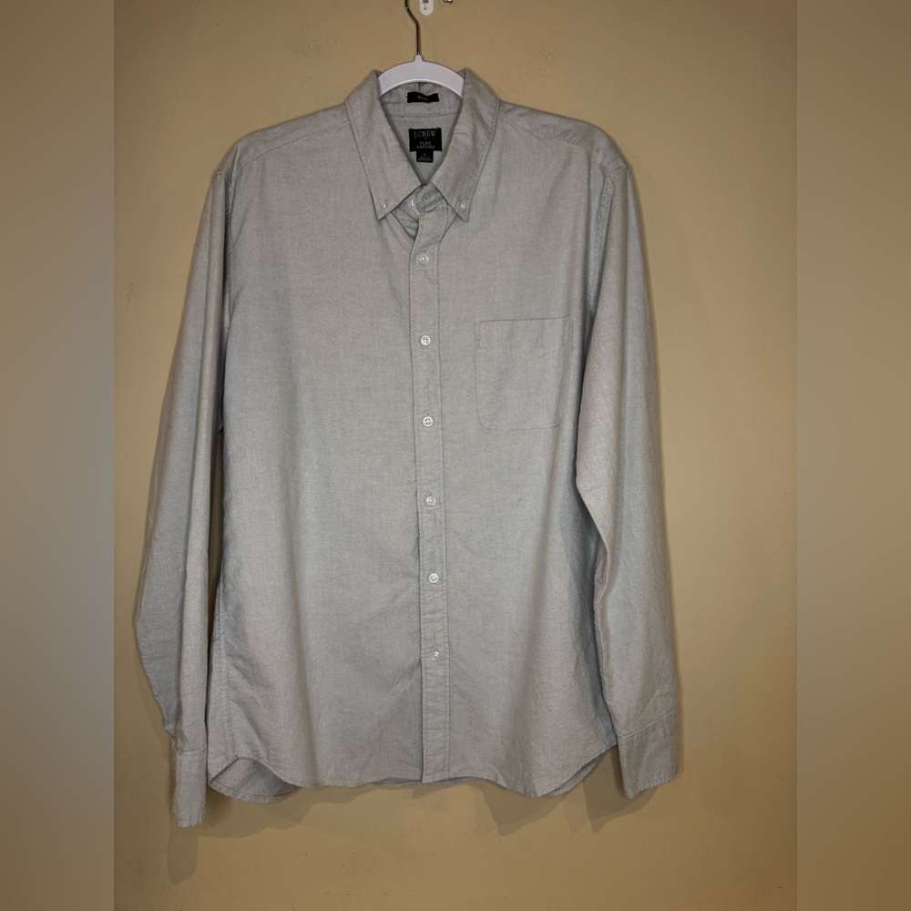 NWOT J CREW FLEX OXFORD Perry Casual Button-Down Shirt